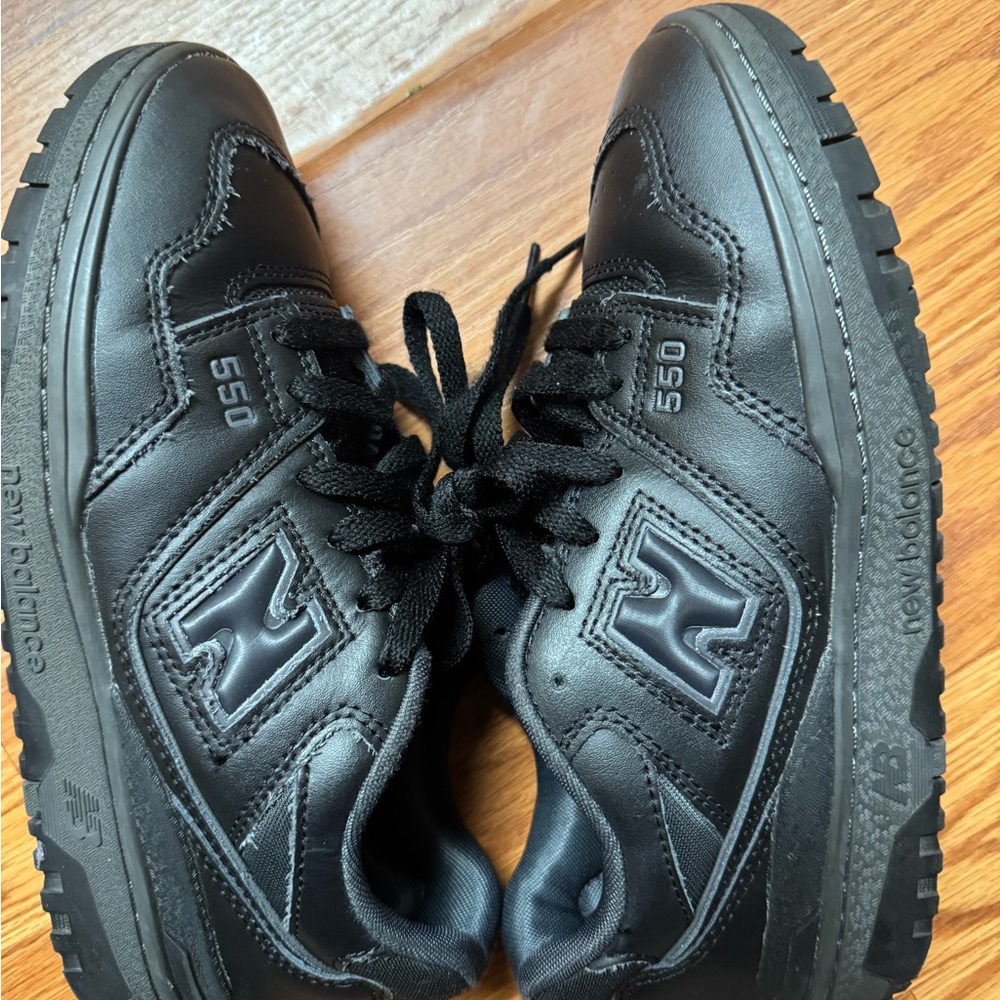 Black New Balance 550 Sneakers